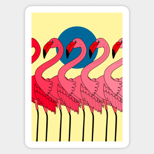 Flamingo party Sticker